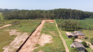 Foto 01 - O loteamento Parque Vila Nova contempla uma área total com mais de 88 mil m², distribuída entre quadras, ruas, sistemas de lazer e infraestrutura pública